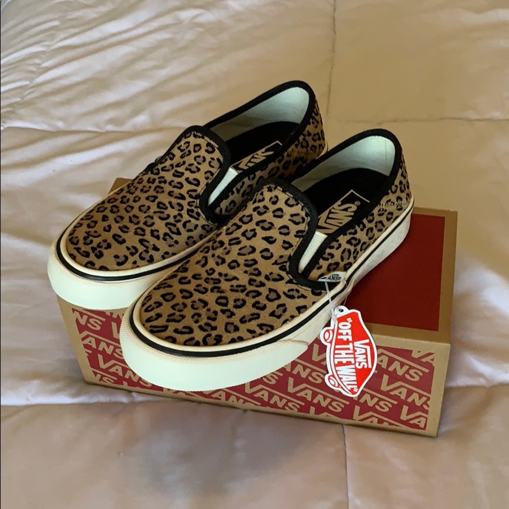 Vans Mini Leopard Slip On SF NIB